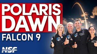 SpaceX Launches Polaris Dawn - First Commercial Spacewalk Crew