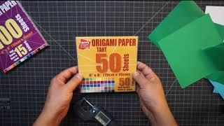 Taro's Origami Paper Comparison: Kami, Duo Kami, Tant and Washi