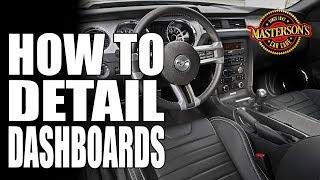 How To Dashboard & Door Panel Detailing - Masterson's Car Care - Ford Mustang GT