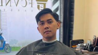 Oval Faceshape/Hair Consultation/Side Swept TAGALOG by barber FCVNDO