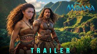 Moana: Live Action Trailer (2025) | Dwayne Johnson | Zendaya | Disney