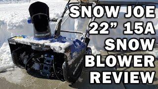 Snow Joe 22" 15A Corded Snow Blower Review