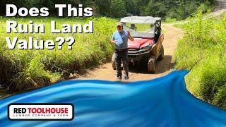 Should you consider land that has water crossing access?