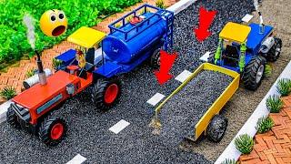 diy making Amazing Modern Road Construction | diy asphalt Construction | @Sun Farming | @Farmdiorama