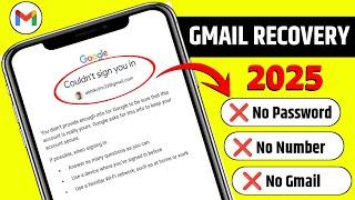 Gmail account recovery 2025 || Without password ke apni gmail open kaise karen 2025 | Gmail recovery