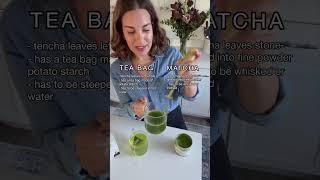 matcha vs green tea bag | the differences and similarities