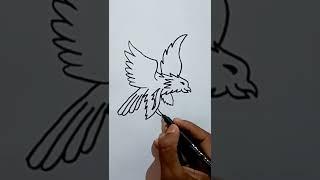 Eagle  drawing Artz Riteeshh #ytshorts #shorts #drawing #artzriteeshh