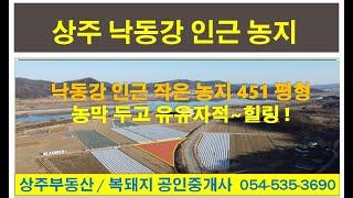 (4009) 매매(농지), 상주시 사벌국면 퇴강리 농지, #상주복돼지부동산#복돼지공인중개사#상주부동산