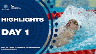 Highlights Day 1 | World #Swimming Championships Melbourne 2022