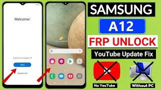 Samsung A12 FRP Bypass Android 11/12 Without PC New Method 2024 | Google Account Bypass Samsung A12