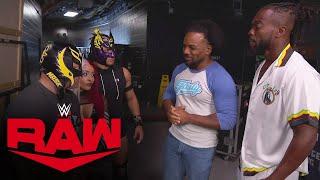 Xavier Woods and Rey Mysterio get into tense confrontation: Raw highlights, Oct. 21, 2024