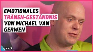 Michael van Gerwen zeigt seine emotionale Seite | Darts-WM 2025 | SPORT1