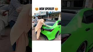 New Spoiler for Modified Corolla  #viral #carlover