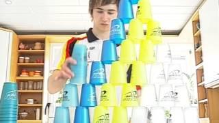 Speed Stacking mit Florian Friedrich