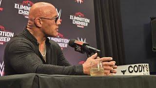 The Rock OUT OF CHARACTER On John Cena Heel Turn, Travis Scott, Cody Rhodes Plans, WWE WrestleMania