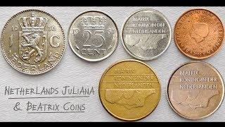 Old & Rare Netherland Coins including 1 Gulden Silver Coin | Netherland - Europe