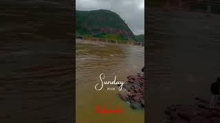 River of Srisailam Dam / water falls in Srisailam temple / #viral #trending #shorts #youtubeshorts