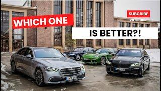 Luxury Showdown: Mercedes S-Class vs Porsche Panamera vs BMW 7-Series vs Audi S8