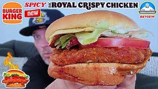 Burger King® SPICY Royal Crispy Chicken Sandwich Review!  | theendorsement