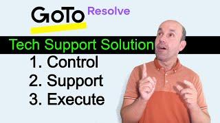 Training Tutorial for GoTo Resolve tech support ticketing and remote tools.