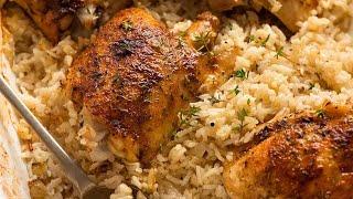 Oven Baked Chicken and Rice