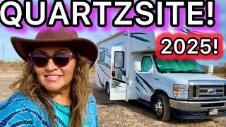 Quartzsite 2025 Camp/51yrs old/RV LIFE