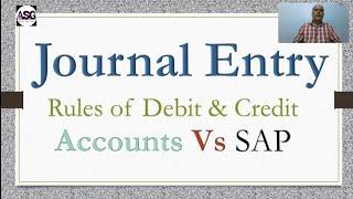 Journal Entries | Rules of Debit | Credit | sap | sap course | Accounting | Accounts | Bcom | MBA