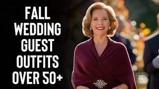 Fall Wedding Guest Outfits For Women over 50