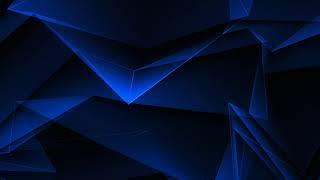 Blue Abstract Polygonal Background Loop 4k