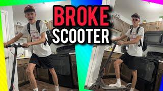 I BROKE MY SCOOTER - let's fix it