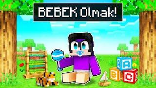 Minecraft'ta BEBEK Olup 100 GÜN Geçirmek! - Minecraft