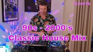 90s/2000s Classic House Music & Club Dance Mix | Live DJ Andy Fitz