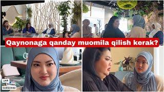 VLOG - QAYNONALARGA QANDAY MUOMILA QILISH KERAK?! Aisha Alieva Indira bilan suhbat ️