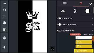 How to make new treanding crown king logo|  |new treanding crown king logo in kinemaster |