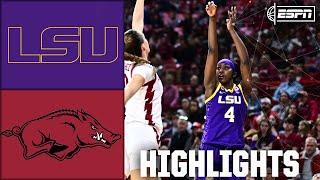 PURE DOMINANCE  LSU Tigers vs. Arkansas Razorbacks | Full Game Highlights | ESPN College Basketball