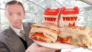 Trying Burger King's ENTIRE Fiery Menu! How Spicy is it?