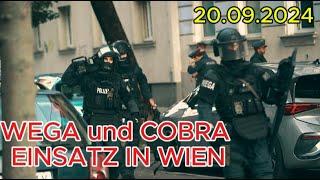 COBRA und WEGA Einsatz in WIEN  | 20.09.2024