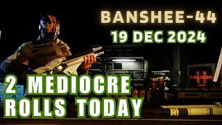 2 mediocre rolls today - Banshee-44 Destiny 2 Gunsmith Official Weapon Inventory [Destiny 2]