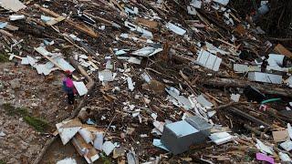 CAROLINA CATASTROPHE - Insane Hurricane Helene Destruction From Flooding Burnsville to Old Fort, NC