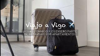 Viajo a Vigo I Volais conmigo ️ y os enseño parte de mi trabajo  y mi apartamento 