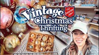 Thrifting for Vintage Christmas Decor (YEP, I FOUND SOME!) + Haul Share & Styling