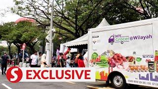 MYGrocer@Wilayah initiatives truck around to help folks with subsidised daily food items