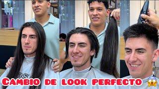 CHICO dona su GRAN CABELLO, cómo hacer cambio de look de manera fácil️