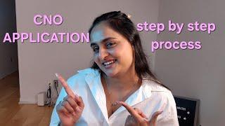 CNO application process / Step by step / College of nurses of Ontario / How to apply to CNO