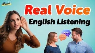 Real Voice English Conversation Listening Practice