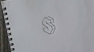 Mastering 3D Letter Writing: How to Draw the Letter 'S'