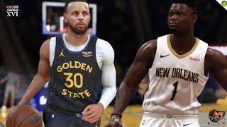 NBA2K25 ANDROID | WARRIORS vs PELICANS (NEW LINE UP & NEW CITY JERSEY) on  NBA2K25 JUMPMAN 16 