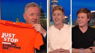 Piers Morgan Interviews Josh & Archie After Pranking Just Stop Oil