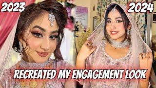 I RECREATED MY  ENGAGEMENT LOOK || MY SISTER CRIED WATCHING ME ️ #alizehjamali