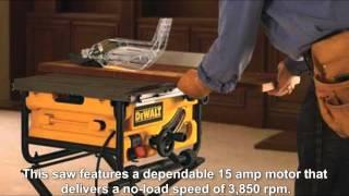 Dewalt DW745 10-Inch Compact Job-Site Table Saw Review